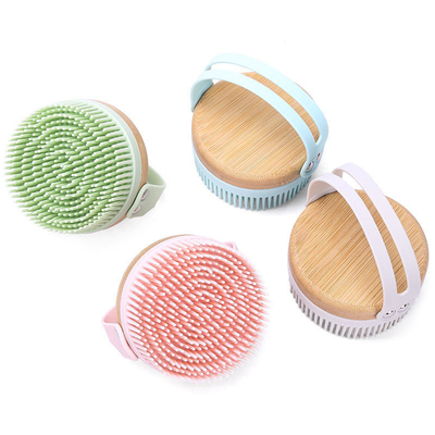 Cute Scrub Peeling Silikon Vücut Scrubber Brush Islak ve Kuru Nem Alma