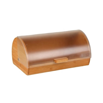 Sağlam Bambu Ekmek Kutusu / Ahşap Ekmek Depolama Saklayıcısı Suya dayanıklı