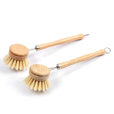 Bulaşık Takımı Sisal Uzun Saplı Bulaşık Temizleme Fırçası 23*4.8*2cm