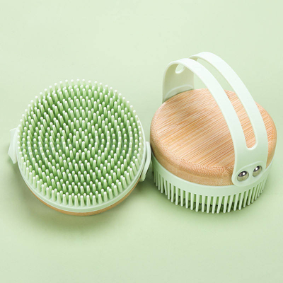 Cute Scrub Peeling Silikon Vücut Scrubber Brush Islak ve Kuru Nem Alma