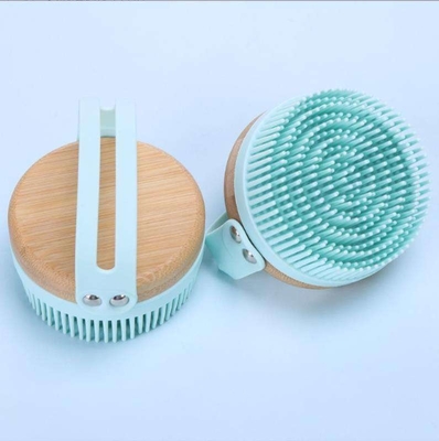 Cute Scrub Peeling Silikon Vücut Scrubber Brush Islak ve Kuru Nem Alma