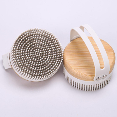 Cute Scrub Peeling Silikon Vücut Scrubber Brush Islak ve Kuru Nem Alma