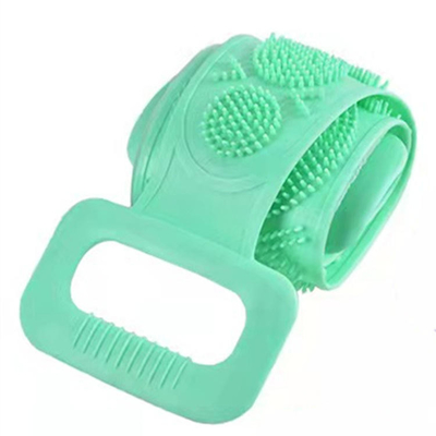 Gövde Süngeri Çift Taraflı Saplı Silikon Banyo Fırçası 70cm