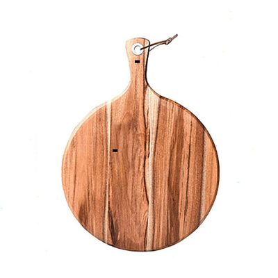 41*30*1.5cm Doğal Ahşap Yuvarlak Akasya Kesme Tahtası Doğrama