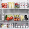 Şeffaf Buzdolabı Düzenleyici Kutuları İnce Plastik İstiflenebilir