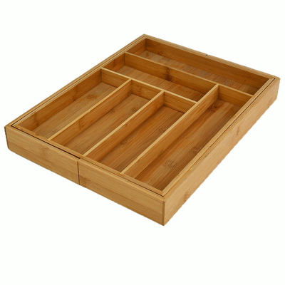 Mutfak Çekmecesi İçin Bölücülü 13 &quot;-21.6&quot; Genişletilebilir Çatal Tepsisi