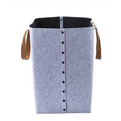 Özel Renk Modern Polyester Felt Giysi Kuruluşu için Depolama Sepeti