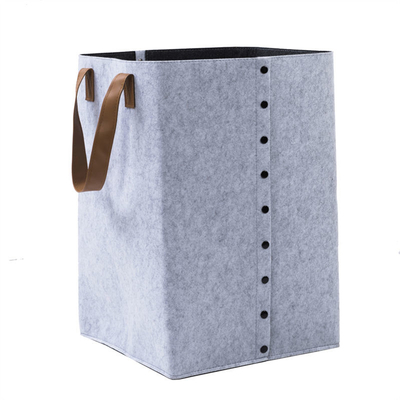 Özel Renk Modern Polyester Felt Giysi Kuruluşu için Depolama Sepeti